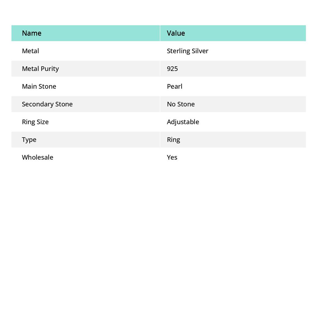 Mother Of Pearl Handmade 925 Sterling Silver Jewelry Ring Size Ad p9w14