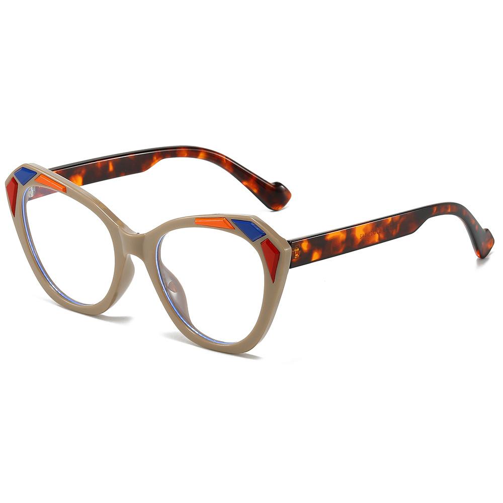 Cat-eye large-frame sunglasses, new fashionable and unique women's European and American sunglasses, high-end runway sunglasses