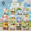 Образовательные строительные блоки Chao Le Chuang Business Street Scenery Micro-Particle - Подарки для студентов