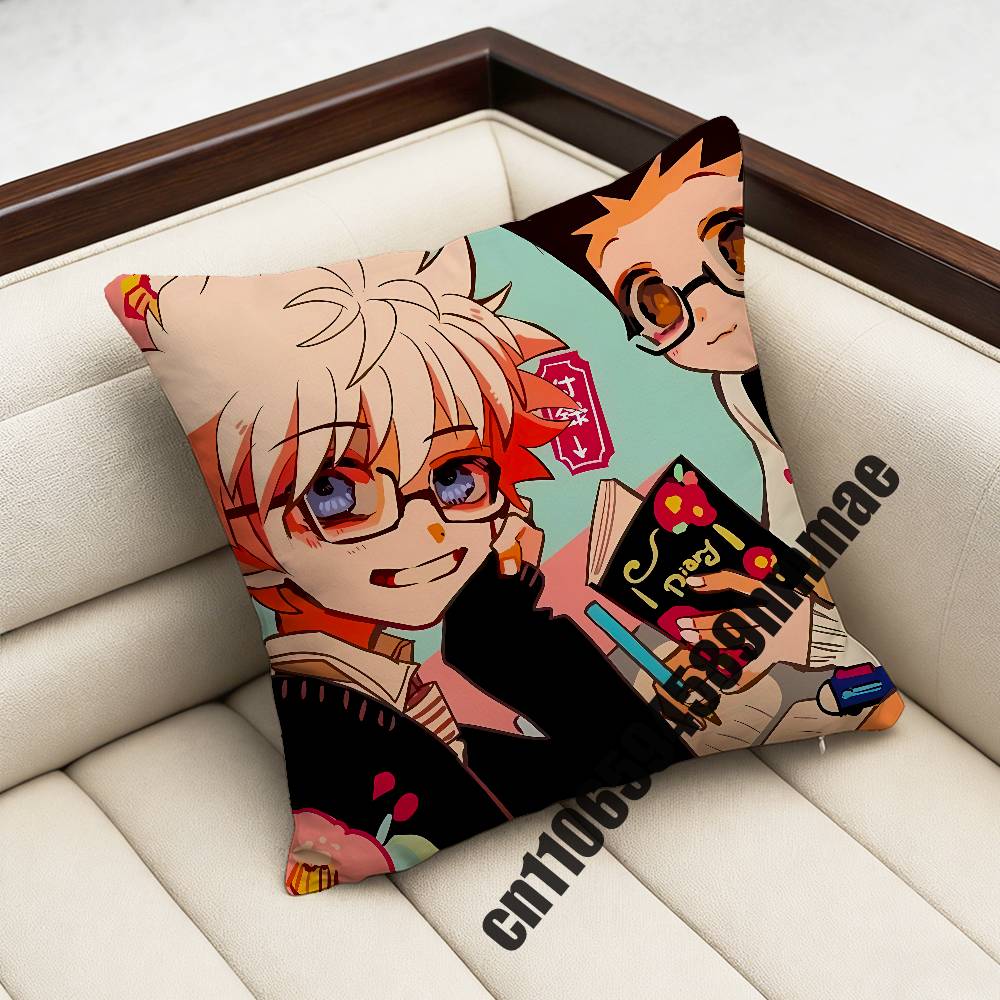 HHunter x Hunter Killua Gon Throw Pillow Case Sham xcm xcm Square Home Pillowcase Cushion Cover