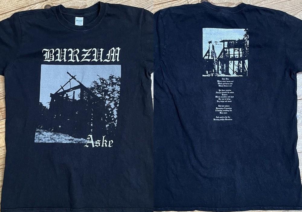 2007 1Burzum Aske Y2K Norvegian Black Metal Band T-Shirt Size Reprint Unisex T-Shirt