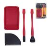 Complete Silicone Glue Kit Wood Glue Up Brushes Tray Comb School Gluing Spreader Applicator Set