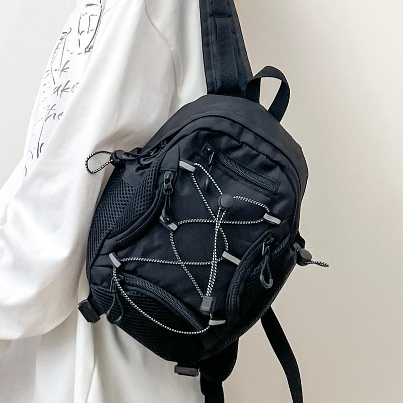 Trend Рюкзак большой емкости для отдыха на природе походный рюкзак со шнурком студенческий легкий школьный рюкзак