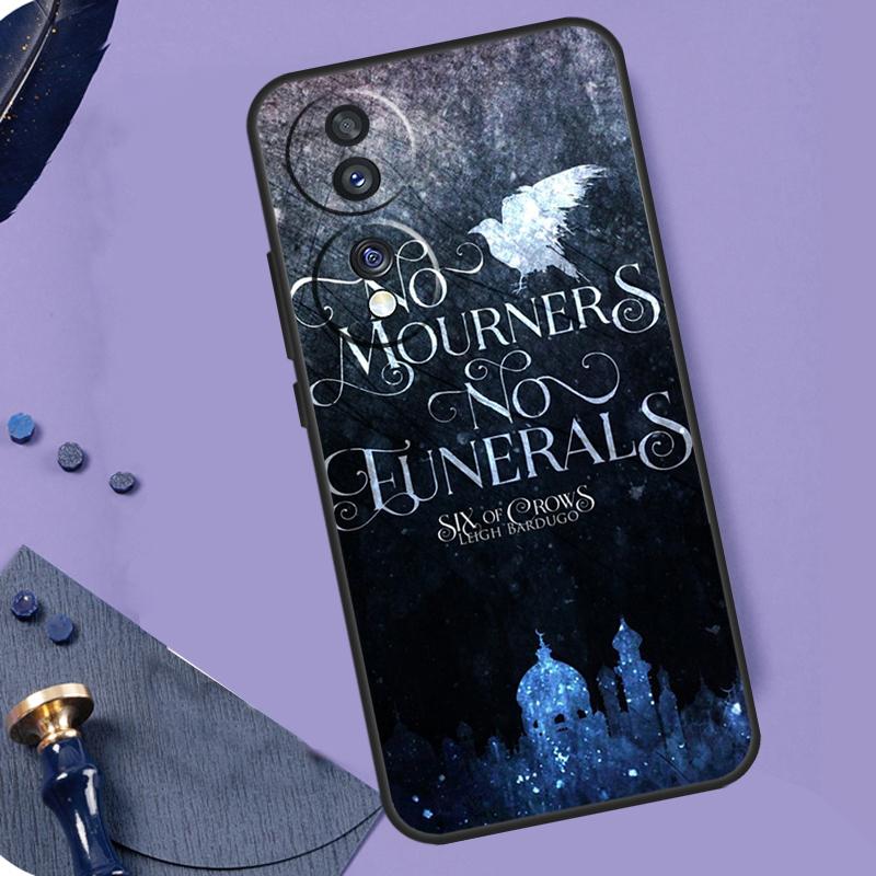 Цитаты из «Шестерки воронов» для чехла Honor X8a X9a X6a X7a X6 X7 X8 X9 X8b X9b Honor Magic 6 Pro 50 70 90 Magic 5 Lite