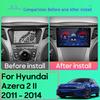 Android 14 для Hyundai Azera 2 II 2011-2014 автомобильный радиоприемник мультимедиа центральная навигационная система 4G GPS BT Carplay стерео сенсорный экран