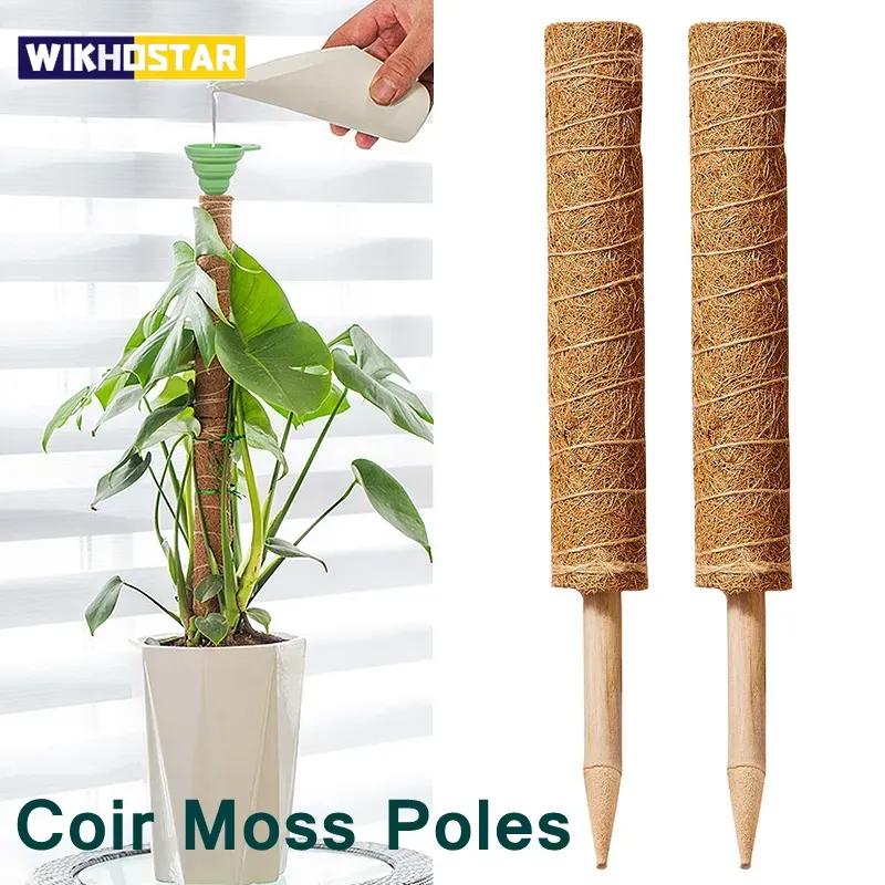 Plant Moss Coir Pole Bendable Plants Climbing Support Extension Palm Vines Stick Indoor Balcony Garden Courtyard Flower Decor