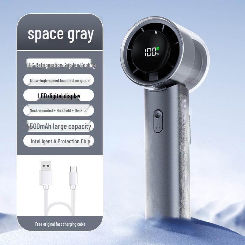 Портативный складной высокоскоростной ручной охлаждающий вентилятор с USB-зарядкой для использования на улице