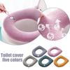 Утолщенный теплый чехол для унитаза, мягкий коврик, моющийся коврик для унитаза, чехол для сиденья, накладка на крышку унитаза, чехол для биде, аксессуары для ванной комнаты