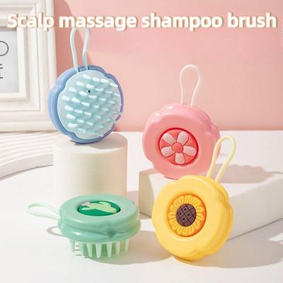Щетка для мытья волос Волшебная силиконовая массажная расческа Подвесная расческа для мытья головы Универсальная для мужчин, женщин и детей