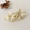 High-End Matte Flower Duckbill Hair Clip for Elegant Updos