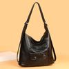 Crossbody Shoulder Bag Women's New Large Capacity Mature Retro Multi-pocket Fashion Soft Leather Mother Bag