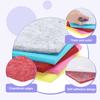 8Pc Hexagon Acoustic Panels 30x26cm B1 Fireproof Soundproof Foam Panels with 30 Push Pins for Wall Decoration Home Studio Office