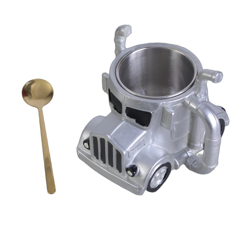 Кружка для кофе в форме грузовика, изготовленная вручную, уникальная кофейная чашка в форме грузовика для любителей кофе и грузовиков, простая в использовании