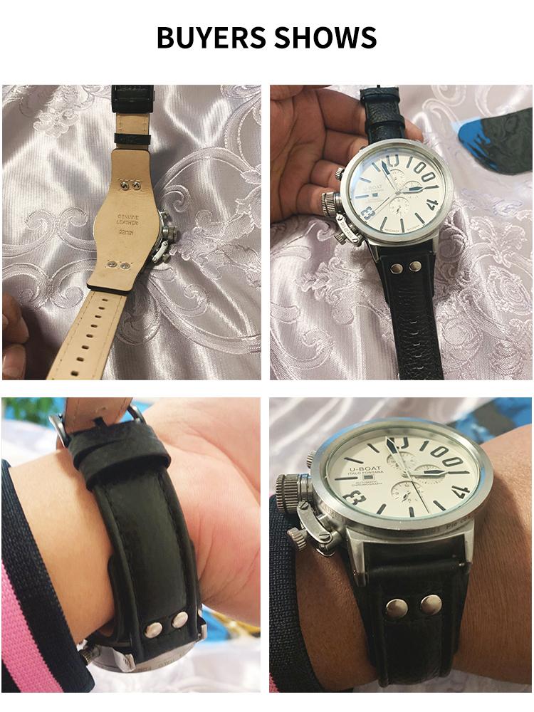 Для Fossil Ch3051 Ch2564 Ch2565 Ch2891 Серии Лоток Натуральная Кожа Интегрированная Коровья Кожа Водонепроницаемый Мягкий Удобный 22мм Ремешок для Часов