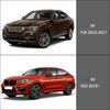Козырек на окно автомобиля для BMW X4 F26 G02 Защита от дождя Дефлекторы Тент Накладка Молдинг Внешняя полоса Боковая хромированная накладка на окно Аксессуары