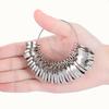 Metal Finger Ring Sizer - Aluminum Alloy Ring Gauge Measuring Tool for Jewelry Making, Mandrel Standard Size