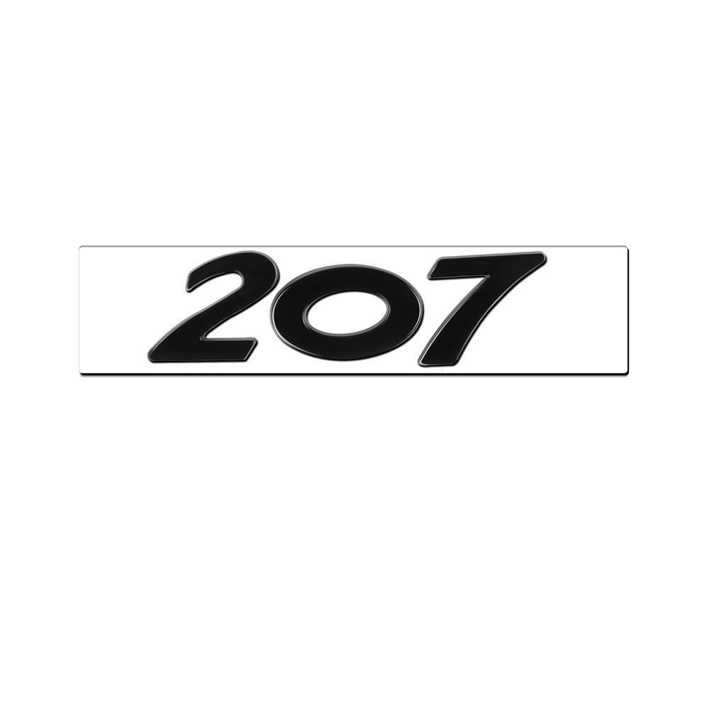 3D ABS Car Body Trunk Emblem Stickers For Peugeot 206 207 301 307 308 408 508 2008 3008 5008 107 Letter Badge Decal Accessories