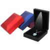 Pendant Necklace Gift Box Necklace Storage Box Portable with LED Light for Jewelry Display