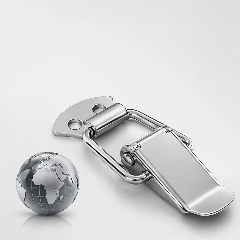 304 Toggle Latches Spring Loaded Clamp Clip Case Box Latch Catch Toggle Tension Lock Lever Clasp Closures Crate Lock Snap 6