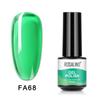 ROSALIND 80 Colors Pure Color Gel Nail Polish Nail Art Manicure Semi Permanent Gel UV Hybrid Varnishes Base Top Coat Enamels Nail Gel New