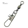 Спортивный аксессуар, 100 шт., карабины для рыбалки на открытом воздухе, поворотные безопасные приманки с замком Fastlock, разъемы для приманок