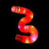 12 Pcs Glow Sticks Party Favors LED Light Up Pop Tubes Kids Toy Glow In The Dark Necklaces Bracelets Party Supplies for Birthday Christmas