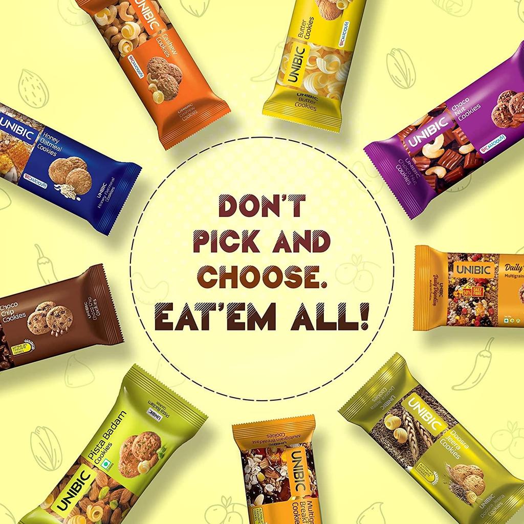 Unibic Assorted Cookies 75g (Pack of 10)