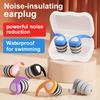 Kids Sleeping Earplugs Waterproof Silicone Anti-Noise Ear Plugs Reusable Children Ear Protector for Pool Bath Showering Surfing