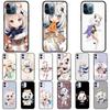Чехол для iPhone 13 14 11 12 Pro Max Чехол для телефона Apple iPhone 7 8 Plus SE2020 X XR XS Luxury Shell Genshin Impact Paimon Game