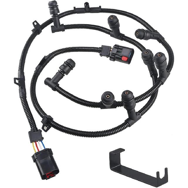 Compatible with Powerstroke 6.0 Glow Plug Harness Ford F250 F350 F450 Super Duty 2004 2005 2006 2007 2008 2009 2010, Glow Plug Harness Kit, Includes