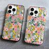 Чехол на весь экран с цветными цветами для iPhone 16 15 14 13 12 11 Pro Max X XS XR SE 2020 7 8 Plus, противоударный, мягкий