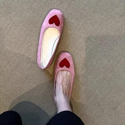 Версия в наличии~ Кожаные ретро туфли-лодочки женские 2025 новые универсальные с мелким вырезом для работы туфли Мэри Джейн одинарные туфли