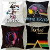 Классическая группа Pink Floyd Наволочка Мягкая Легко стирающаяся Наволочка Универсальная для Дивана Кровати Путешествий и Офиса