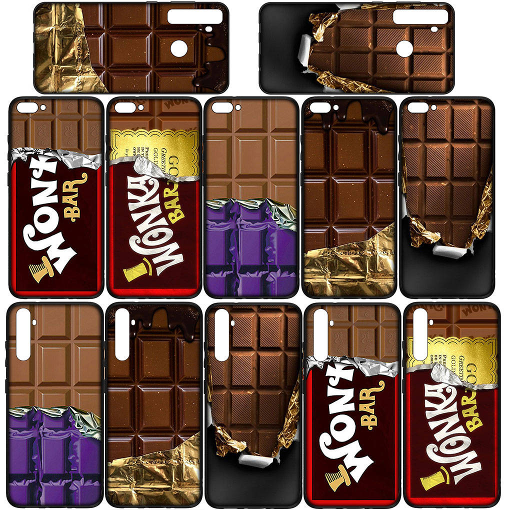 Для iPhone 16 15 Xiaomi Redmi Note 14 13 12 11 Pro Max X 8 16e Samsung Galaxy S25 S24 S23 Moto OPPO Huawei Alpen Wonka Wonka Bar Chocolate Phone Case