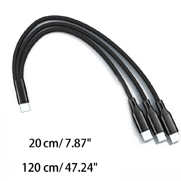 USB C на USB C Micro USB Коннектор Быстрозарядный Шнур для Мобильного Телефона