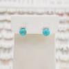 Mini Volume Turquoise Earrings (Le873)