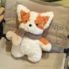 Cute Scarf Pet Corgi Plush Doll Animal Husky Black Dalmatian Doll Cloth Sleeping Super Cute Dog Pillow Girl Sleeping Companion