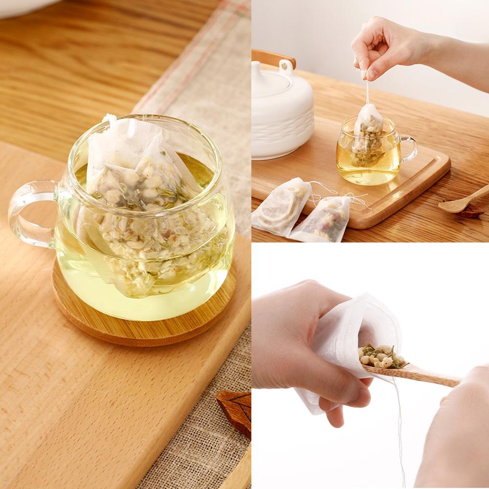 Seal Filter Empty Corn Fiber Tea Bags Storage Container Scented Tea Pouch Spice Filters