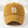 Fashion Letter Printed Baseball Cap Retro Washed Duck Cap High Quality Versatile Casual Fishing Hat