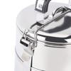 2 Tier/3 Tier Stackable Bento Box Round Shape Thermal Food Container Outdoor Travel