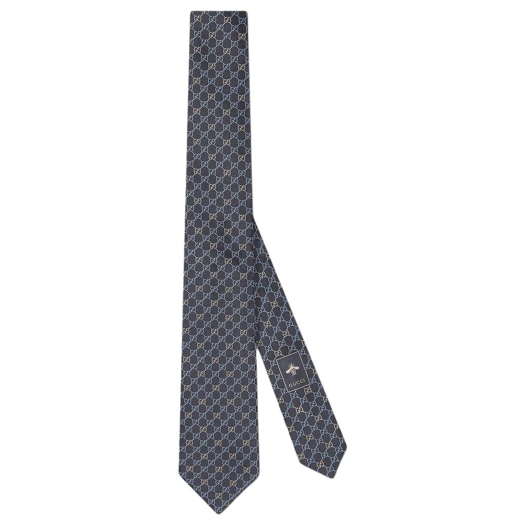 Gucci Мужской галстук с жаккардовым узором Gg 8235864E0091169