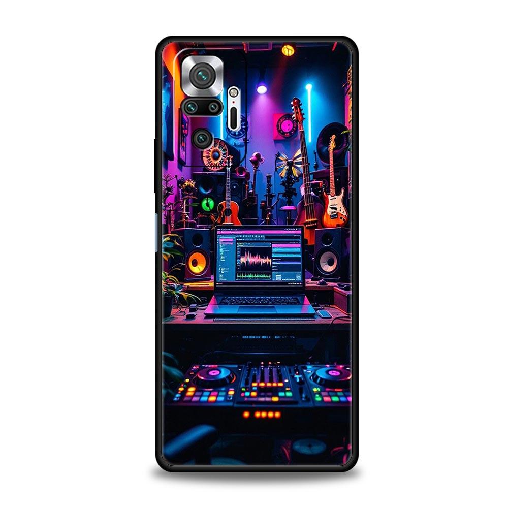 Ретро Устройство Записи Чехол для Телефона для Redmi 14C 10C Note 15 14 13 12 10 11 K40 Pro Plus 5G Ударопрочный Мягкий ТПУ Чехол Сумки