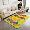 Game H Hopscotch Floor Mat Eco  Flannel Doormat Non Slip Odorless Indoor Floor Rug Soft Short Plush Home Mat