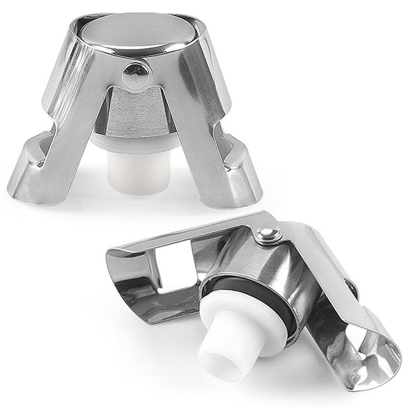 Пробка для винной бутылки Пробка для бутылки вина и пива Пробка из нержавеющей стали Пробка для шампанского Игристого вина Барные инструменты Герметизация Сохранение Крышка для бутылки