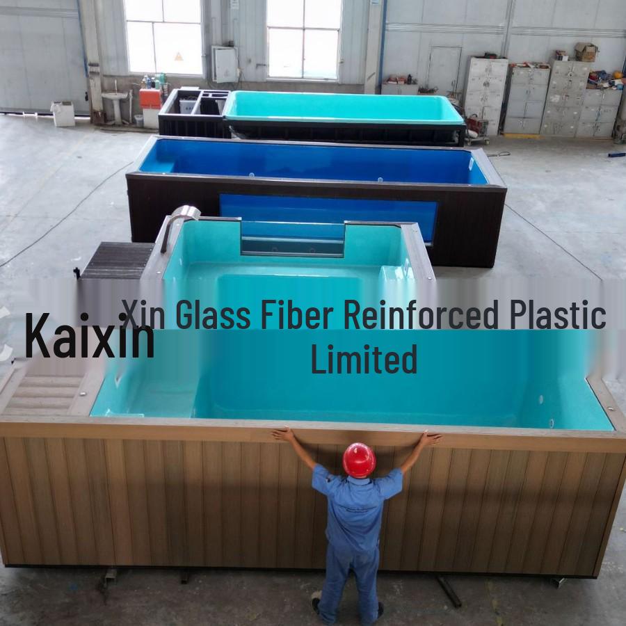 Small Family Outdoor FRP/GRP Swimming Pool – Versatile Fiberglass Design for In-Ground or Above-Ground Use