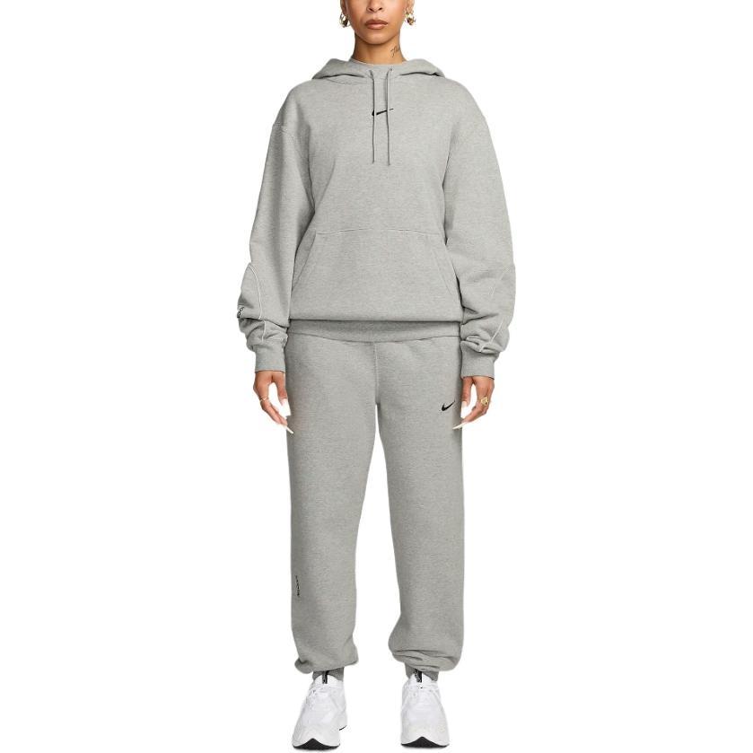 Nike X NOCTA Дрейк Флис CS Худи Азиатский размер 'Темно-серый меланж' Мужской FN7660-063