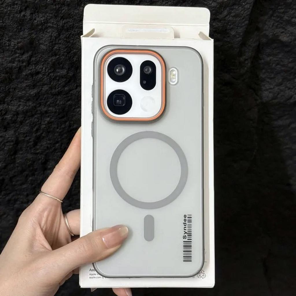 Официальный Candy PC Матовый Прозрачный Чехол Для Magsafe Для OPPO Find X9 X8 X7 Ultra Pro X8S Plus Магнитный Полупрозрачный Матовый Жесткий Чехол