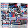 For BMW M Performance Decorative Car Stickers BMW Car Interior Modification Waterproof Locomotive Fuel Tank Reflective Stickers