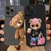 Милый Чехол с Медведями для Телефона Xiaomi Redmi 15 A3 A2 A1 14C 13C 12C 10C 9T Note 15 14 13 12s 12 11 10 9S Pro Plus 4G 5G Задняя Крышка