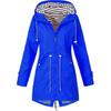 Women's Autumn High Collar Simple Solid Waisted Punching Jacket Zipper Windproof Outdoor Mountaineering Clothing